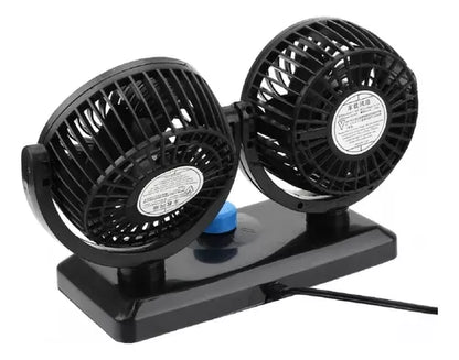 VENTILADOR PARA AUTO DOBLE
