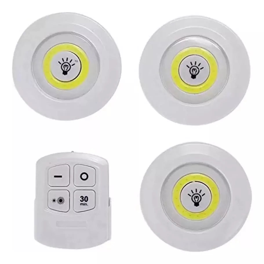 Juego de 3 lámparas LED
