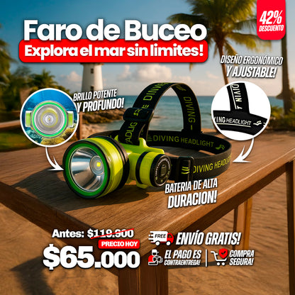 Linterna Faro de Buceo