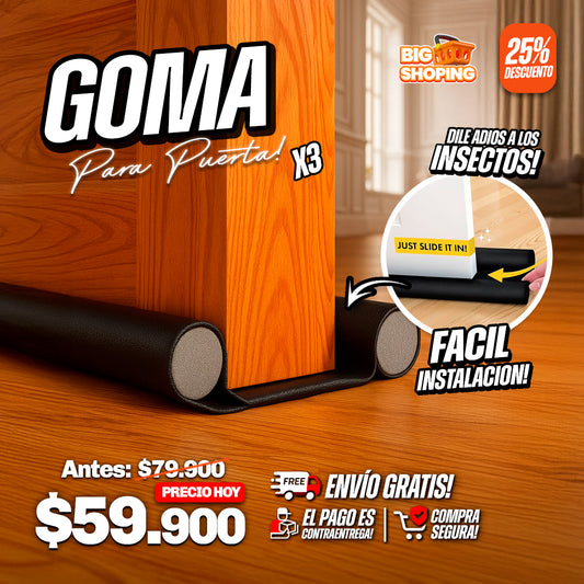 Goma Para Puerta X3